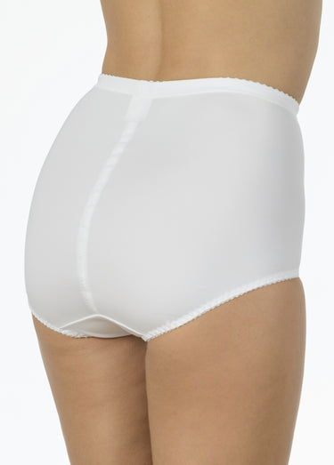Culotte gaine sculptante, taille haute Blanc