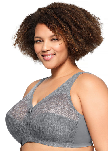 Soutien-gorge MagicLift Anti-Humidité Sans Armatures Spécial Grandes Tailles n°1064 Gris Chine
