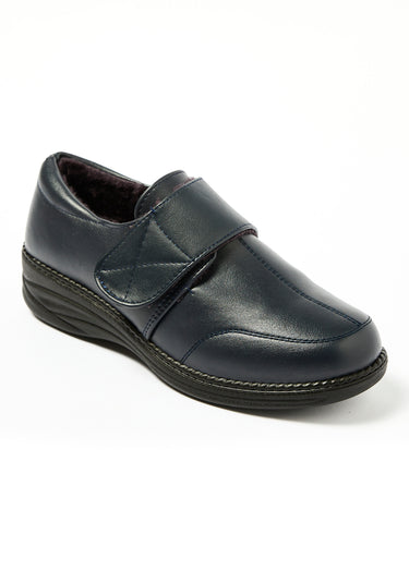 Derbies ouverture scratchée compensés Bleu