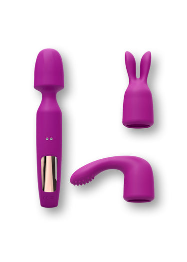 Sextoy 3 en 1 rechargeable R-EVOLUTION Violet