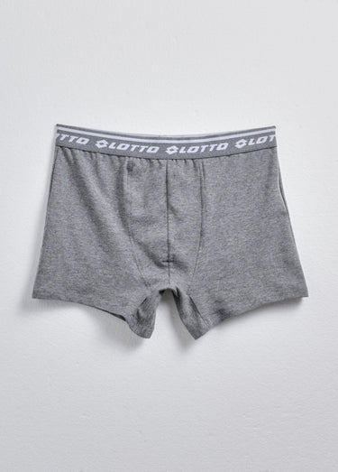 Boxer ceinture élastiquée logo, foncé Gris