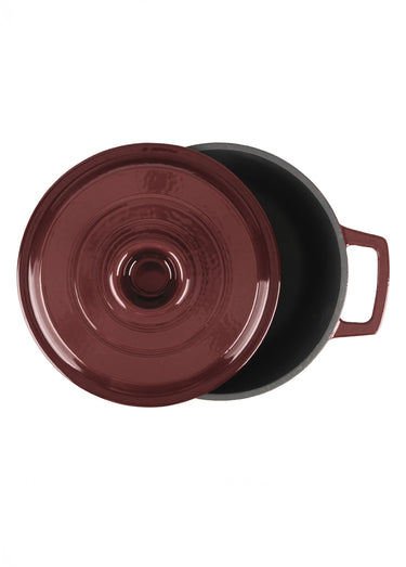Cocotte fonte ronde 20cm, Masseiron 1M Bordeaux