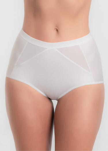 Gaine-culotte taille haute maintien Blanc