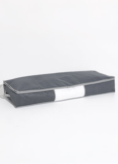 Housse de rangement zippée intissé Gris