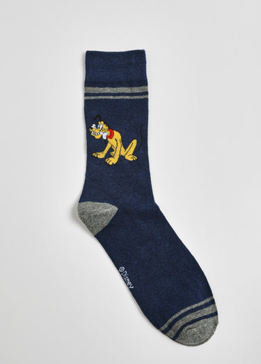 Chaussettes coton, Mickey and Friends Bleu Fonce