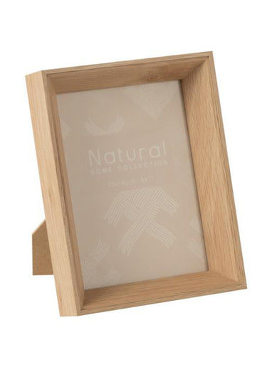 Cadre moyen bord épais bois naturel Beige