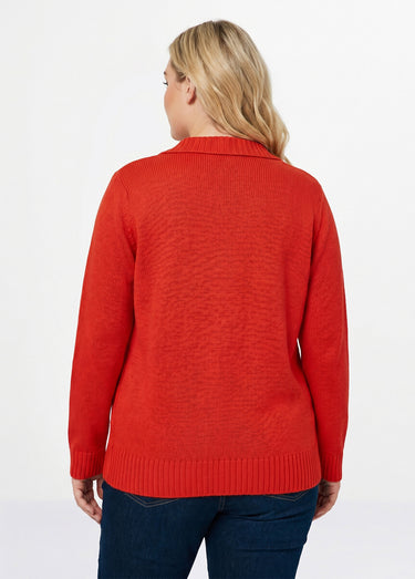 Veste gilet court épais Framboise