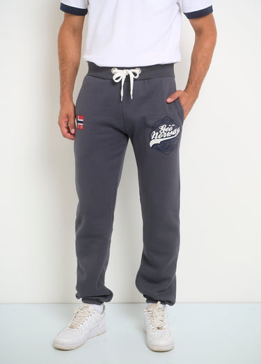 Pantalon de jogging avec logos Gris Fonce