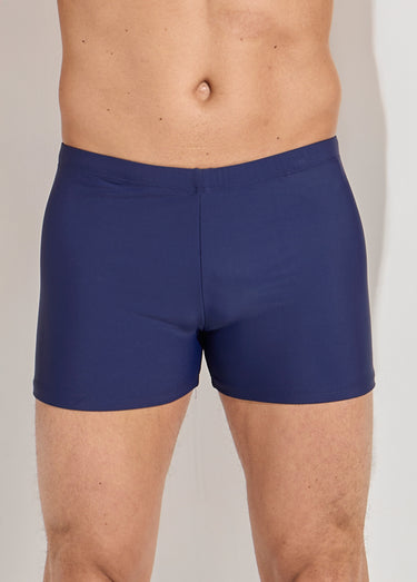 Boxer de bain piscine uni, essentiel Marine