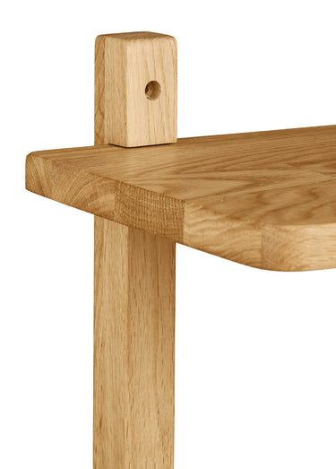 Etagère chêne clair 3 tablettes TOWNSVILLE Naturel