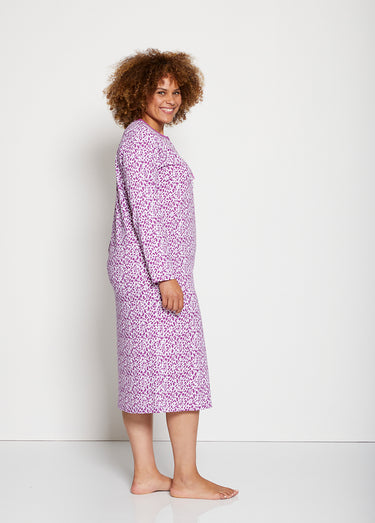 Chemise de nuit manches longues Imprime