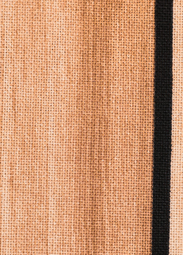 Coupon déco, rayé façon bois 3x1,4m Marron Clair