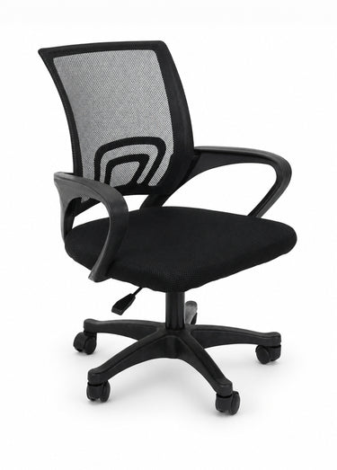 Fauteuil de bureau ergonomique dossier mesh Noir