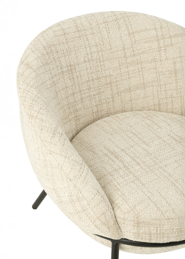 Fauteuil repos tissu + repose pieds 1B Beige