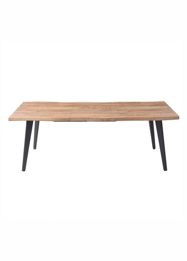 Table basse bois extensible 6 à 8 pers. FOREST Marron/Noir