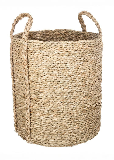 Set de 3 paniers ronds, roseau tressé Rond