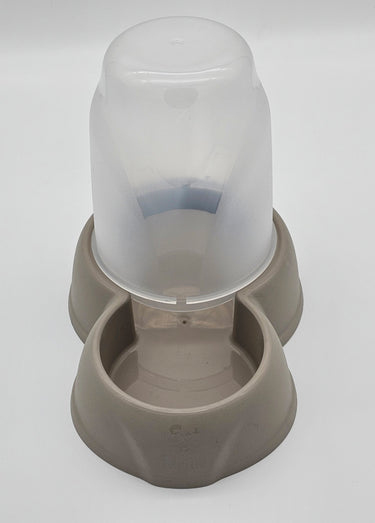 Distributeur antidérapant eau croquettes Beige