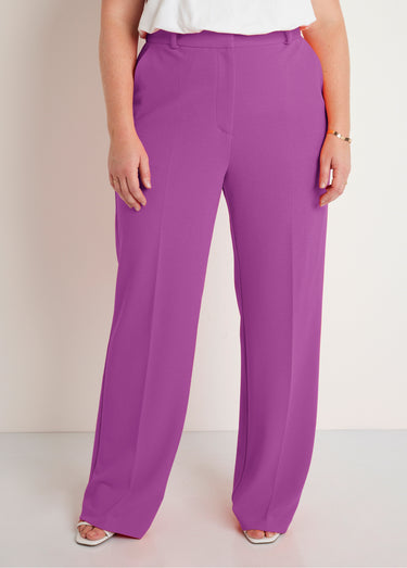 Pantalon fluide large Violet