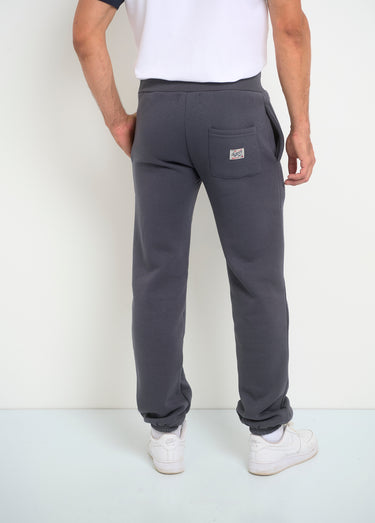 Pantalon de jogging avec logos Gris Fonce