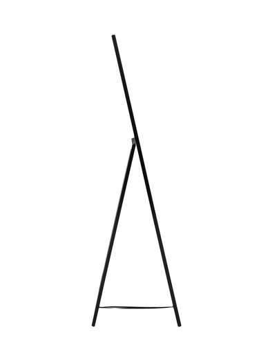 Miroir psyché 122cm, piètement foncé Noir