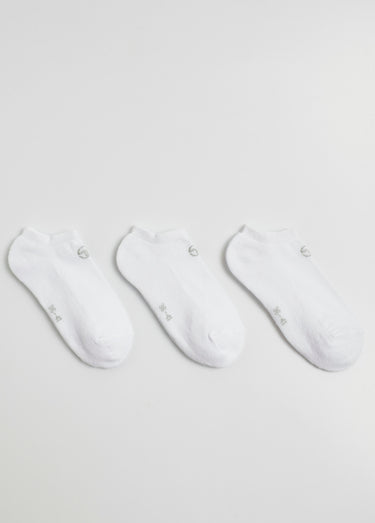 Lot de 3 Chaussettes avec semelle bouclette Blanc