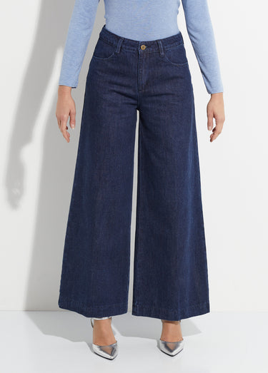 Jean large taille haute, spécial GRANDE Brut