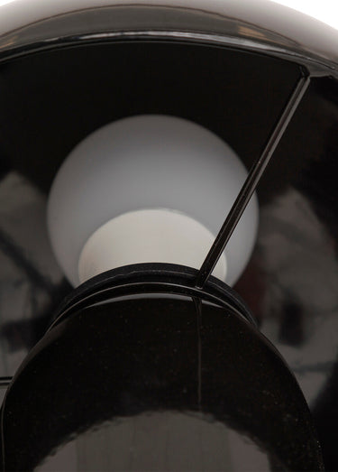 Lampe en acier forme champignon, clair1 Noir