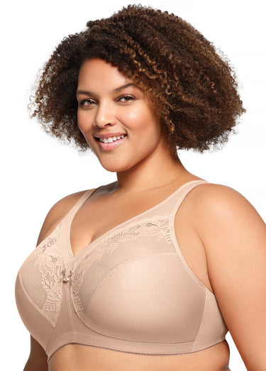 Soutien-gorge MagicLift Minimiseur Sans Armatures pour Grandes Tailles et Formes Généreuses n°1003 Chair