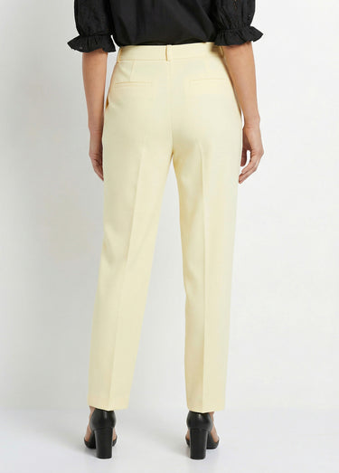 Pantalon fluide large Jaune