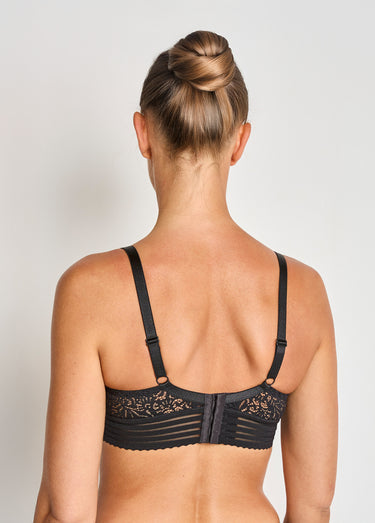 Soutien-gorge emboîtant avec armatures en dentelle Noir