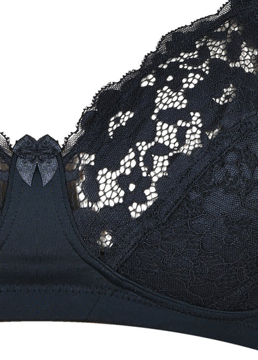 Soutien-gorge dentelle sans armatures Noir
