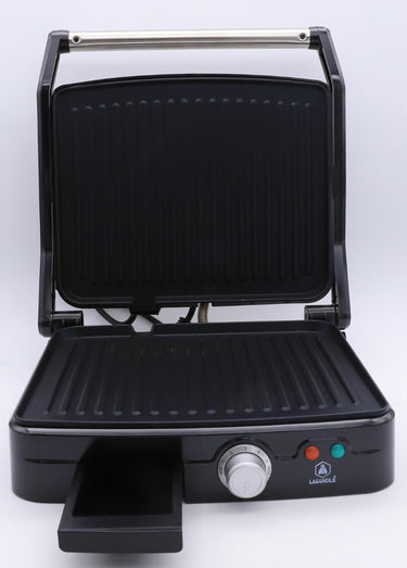 Grill panini électrique en inox Inox