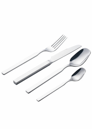 Ménagère 24 pièces en acier, Daphné Argent