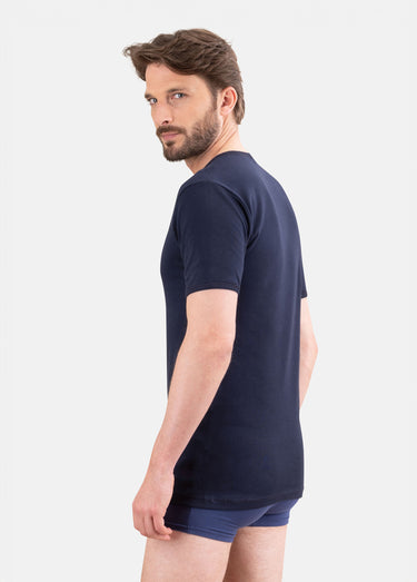 T-shirt basique homme Marine