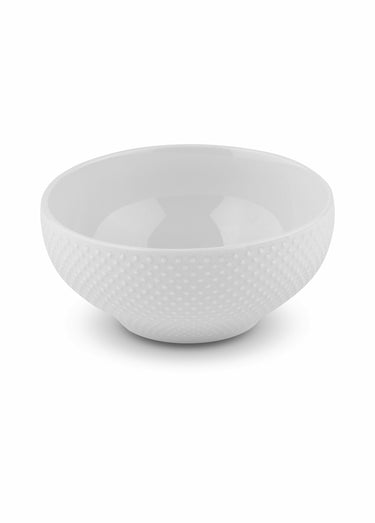 Lot de 6 bols en porcelaine, Serenity Blanc