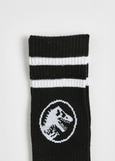 Paires chaussettes côtes, Jurassic World Noir