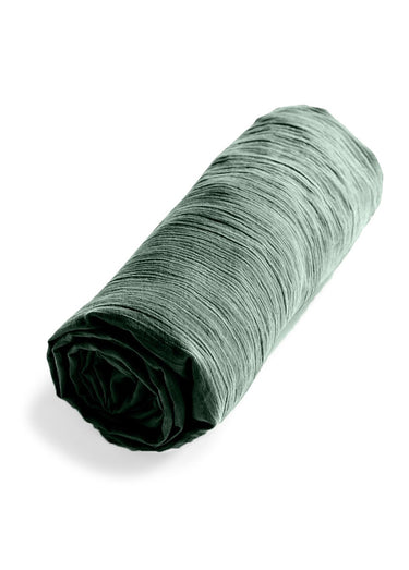 Drap housse gaze de coton uni, Gaze Vert Sapin