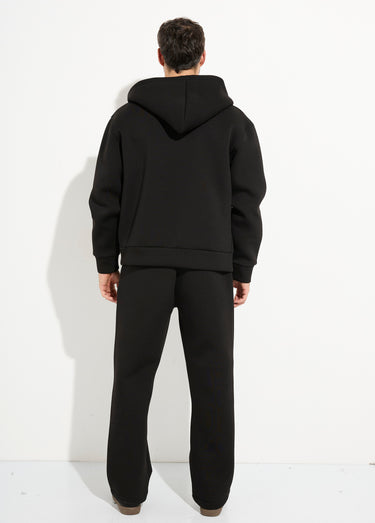 Ensemble détente épais sweat + pantalon Noir