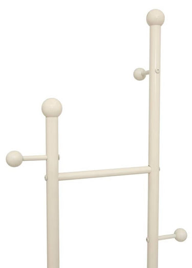 Porte manteau design acier, 6 patères Argile