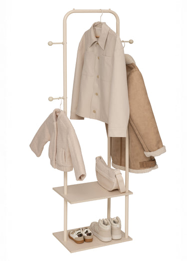 Portant à vêtements design en acier Argile