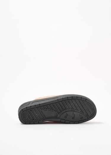 Chaussons mixtes mule largeur confort polaire Camel