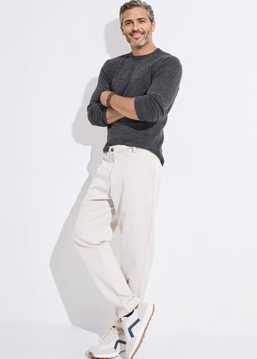 Pantalon coupe casual chic Beige