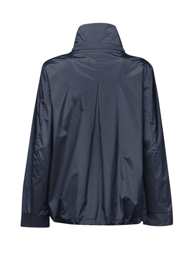 Veste déperlante, col montant resserrable Marine