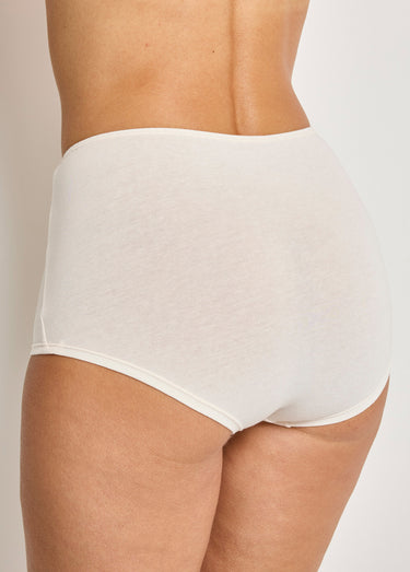 Culotte taille haute maxi coton stretch - lot de 3 Assortis Lot3