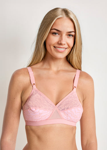 Soutien-gorge Coeur Croisé sans armatures Rose