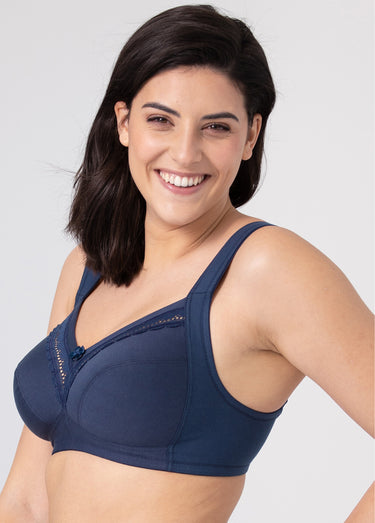 Soutien-gorge coton sans armatures, ALWAYS Bleu