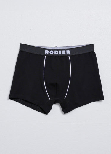 Boxers ceinture élastiquée avec logo Noir/Gris