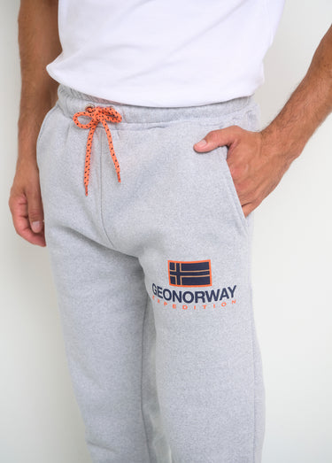 Pantalon de jogging lien contrasté Gris Melange