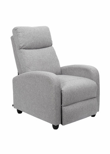 Fauteuil relax multipositions en tissu Gris Clair