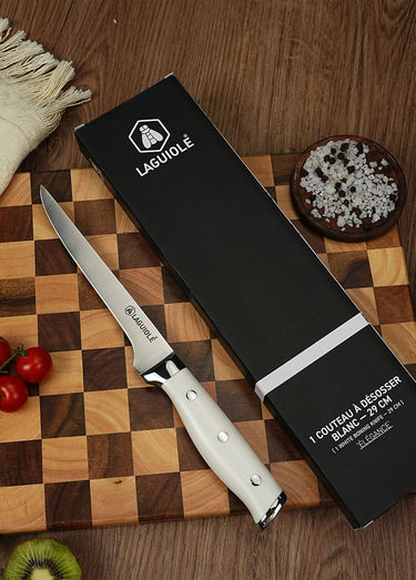 Couteau à désosser lame forgée, Elégance Blanc